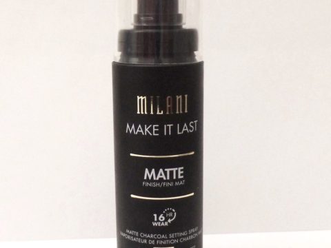 Milani Make It Last Matte Charcoal Setting Spray Review