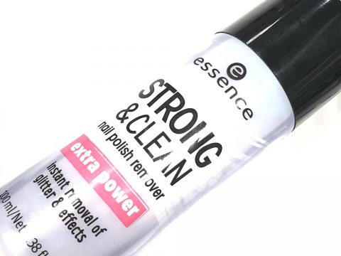 Essence Strong and Clean Extra Power Nail Polish Remover Review