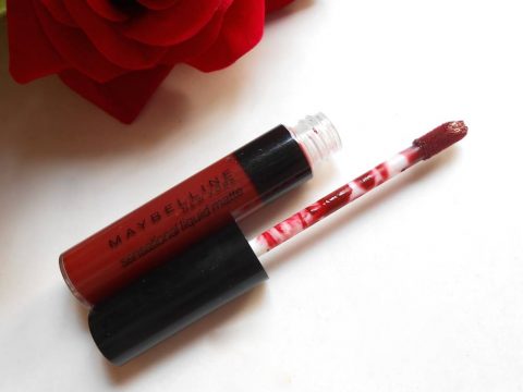 Maybelline Sensational Liquid Matte Lip Tint Soft Wine Review