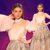 aditi rai hydari walking ramp at india couture week amp