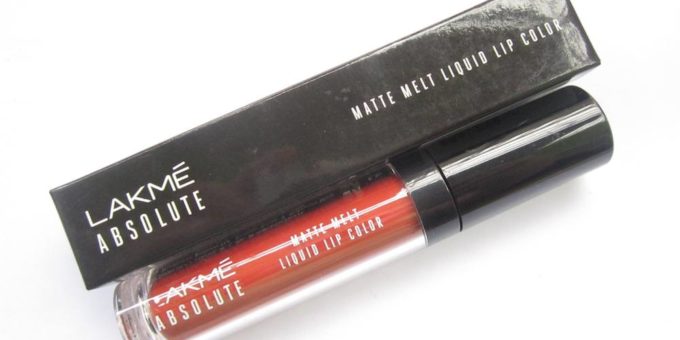 Lakme Absolute Matte Melt Liquid Lip Color Coral Flip Review