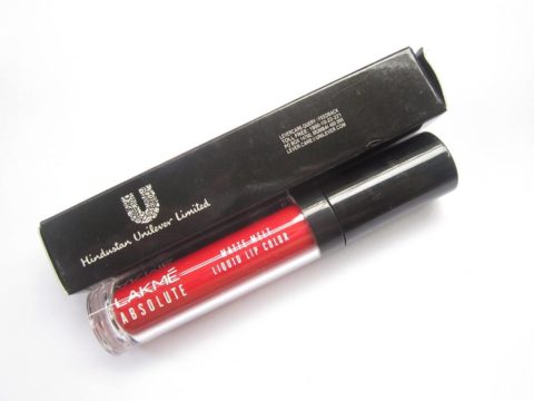 Lakme Absolute Matte Melt Liquid Lip Color Rhythmic Red Review