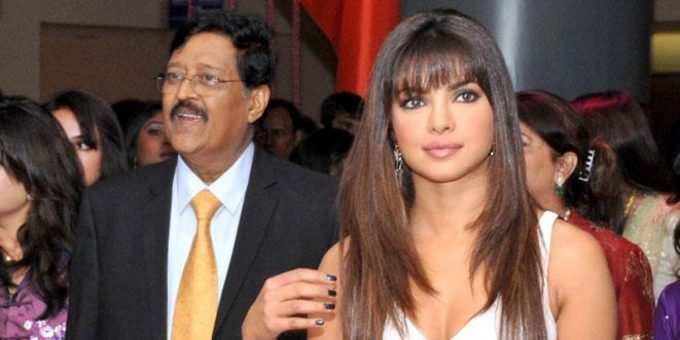 priyanka chopra with her father