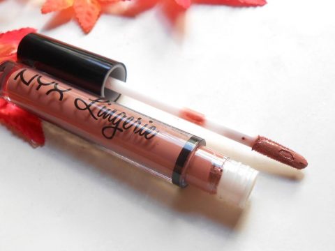 NYX Lip Lingerie Liquid Lipstick Bedtime Flirt Review