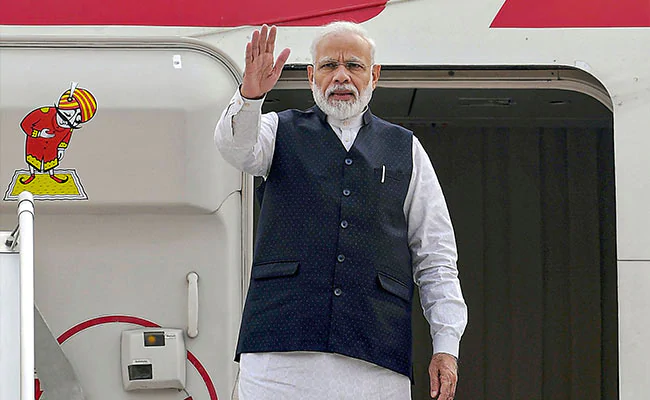 1g9anae pm narendra modi leaves for 11th brics summit brazil