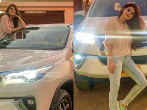 Hina Altaf Introduces Her New Car 1