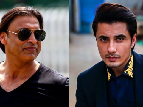 Ali Zafar and Shoaib Akhtar