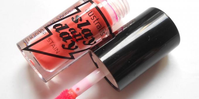 Australis Slay All Day Lip Stain Rise and Slay Review