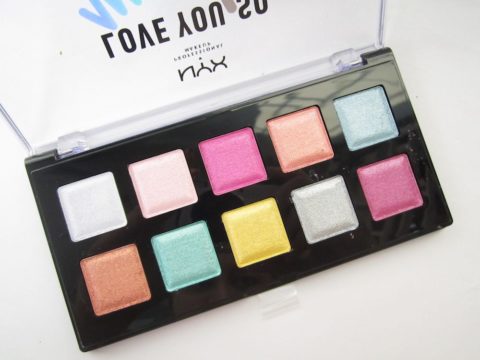 NYX Love You So Mochi Eyeshadow Palette Electric Pastels Review