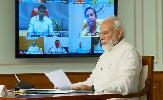 lgu6a7og narendra modi all party meet videocall