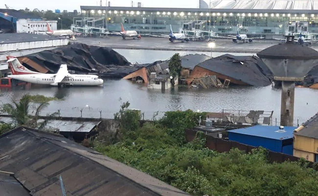 qslor1lo kolkata airport damaged cyclone