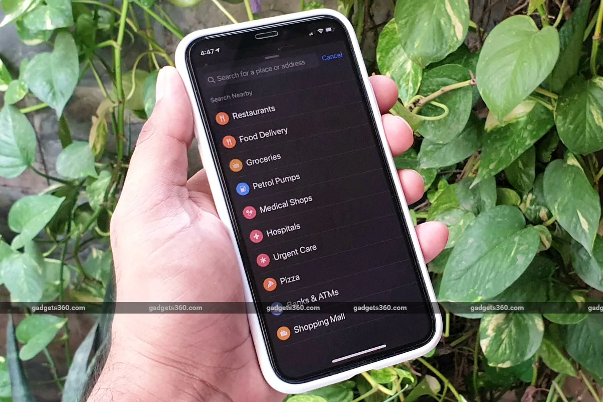apple maps nearby feature india gadgets 360 1592048141770