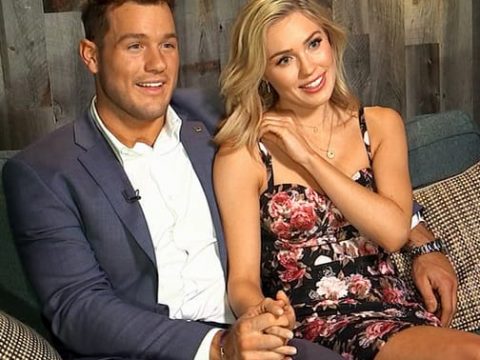 cassie randolph and colton underwood on abc