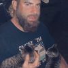 david eason with kittens