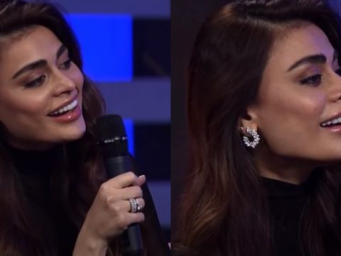 sadaf kanwal showed some singing skills in the recent show