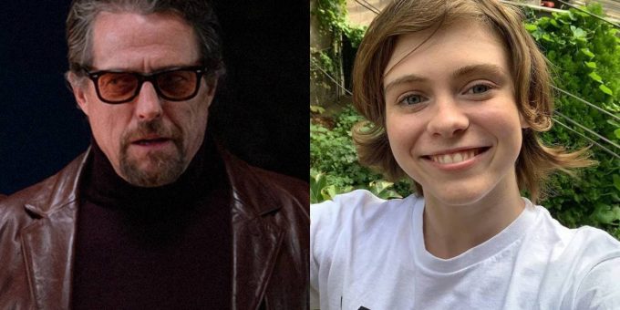 Hugh Grant and Sophia Lillis 1200by667