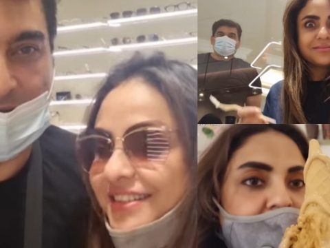 nadia khan and faisal rao giving a dubai tour in new vlog