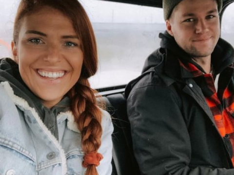 audrey and jeremy roloff in a car