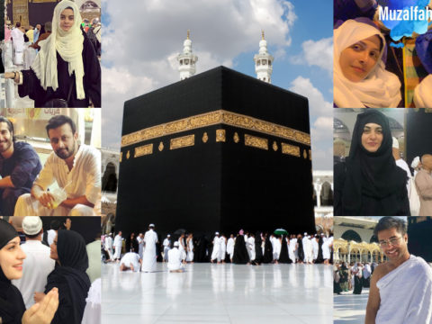 celebrities hajj