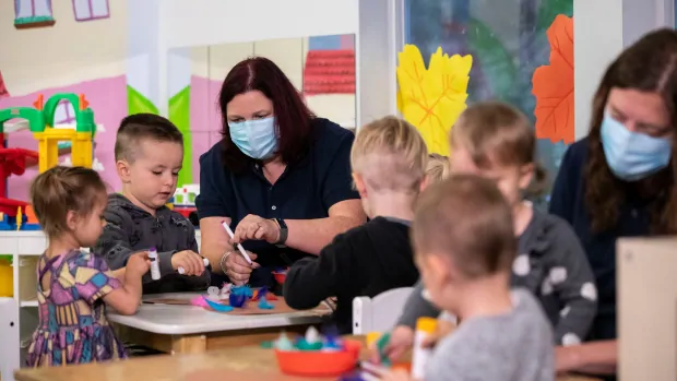 daycare covid north vancouver children mask