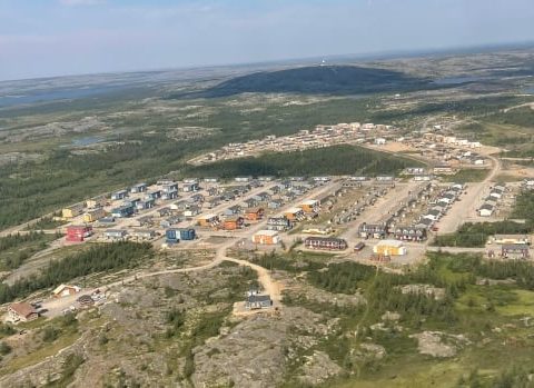 kuujjuaq from the air