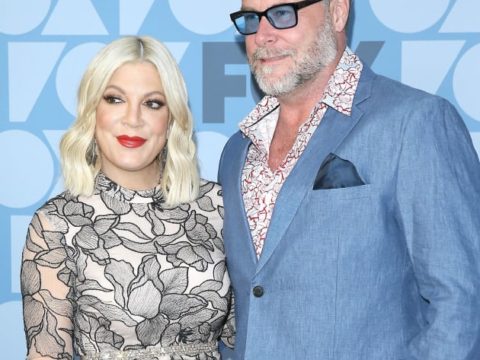 tori spelling and dean mcdermott in 2019