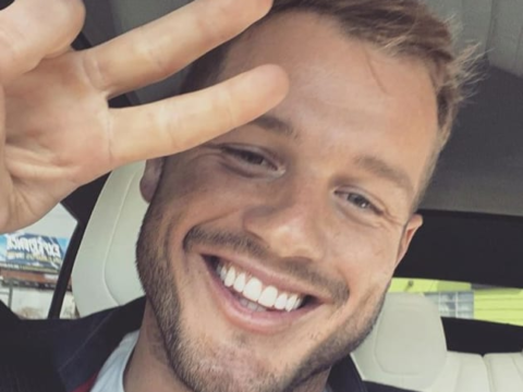 a colton underwood selfie