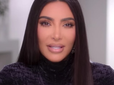 kim kardashian in a confessional