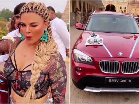 rakhi sawant bmw 1200