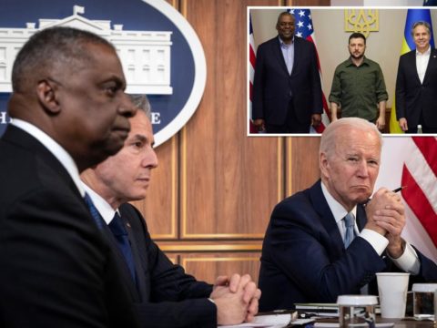 joe biden antony blinken lloyd austin ukraine