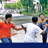 football on the street