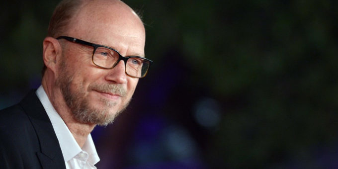 In this file photo taken on October 16 2015 Canadian film director Paul Haggis poses on the red carpet during the Rome Film Festival in Rome.