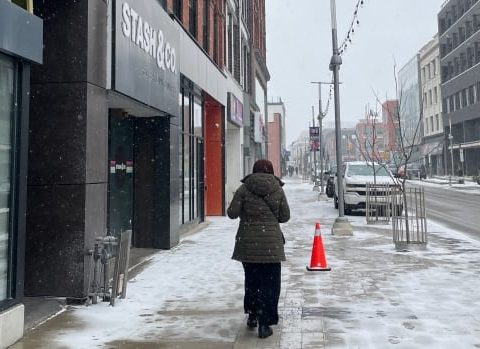 snow storm starting kitchener