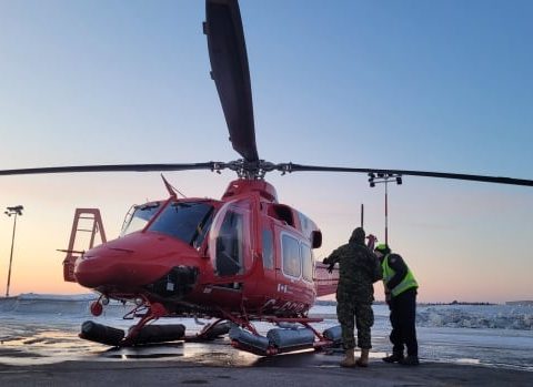 canadian coast guard helicopter