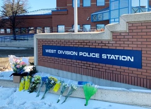 flowers police officers slain