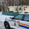 rcmp outside homicide investigation in prince george on 17th avenue