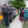 protesters at home