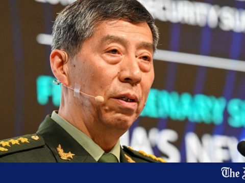 Chinese defence minister