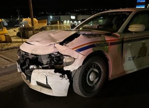 rcmp crumpled cruiser